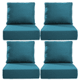 thumbnail image 3 of Opohoro Outdoor Deep Seat Cushion Set, 24"x24"x6", Water Resistant & UV Resistant Comfortable Furniture Cushions for Patio Chair, Sofa, Loveseat, 3 of 12