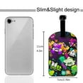 thumbnail image 4 of Splatoon Luggage Tag Pu Leather Suitcase Tags Identifiers Name Id Labels With Privacy Cover For Travel Bag Suitcase, 4 of 6