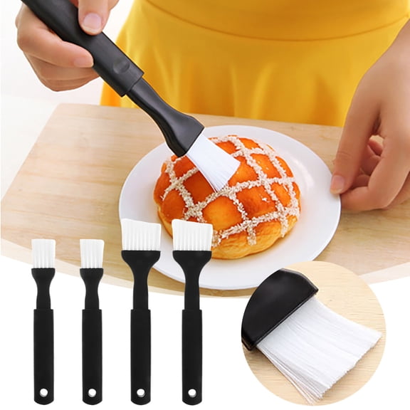 4 Piece Nylon Baking Brush Set For Kitchen Cooking Grilling And 4PCS