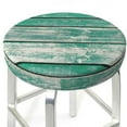 thumbnail image 3 of Balery Old Green Wooden Round Bar Stool Seat Covers Velvet Fabric Adjustable Protects from Scratches and Stains for 14-17 Inch Chair-12 inch, 3 of 7