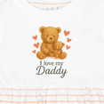 thumbnail image 4 of Inktastic I Love My Daddy Girls Baby Dress, 4 of 5