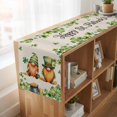 thumbnail image 6 of Table Runners 72 Inches Long Dress Scarves, St. Patrick's Day Farmhouse Kitchen Table Runner, Coffee Tablerunners, Green Gnomes Lucky Shamrocks Vintage 16x72 Inch, 6 of 9