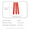 Winyuyby Red Kids Flag Football Set, Adjustable Flag Football Belt