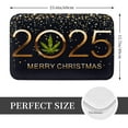 thumbnail image 2 of Rateoe 2025 And Merry Christmas Pattern Flannel Door Mat Indoor Outdoor Entrance, Waterproof All-Weather Doormat,Fade Resistant, Low Profile Entryway Mat 16x24in, 2 of 7