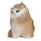 thumbnail image 2 of Muñeco de peluche de gato amarillo realista y adorable, figura decorativa para el hogar para niños y adultos., 2 of 5