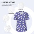 thumbnail image 5 of Rocae Daisies Flowers for Breathable Men's Baseball T-Shirt Fashionable Casual Baseball Jersey, Moisture-wicking Sportswear XX-Large, 5 of 9