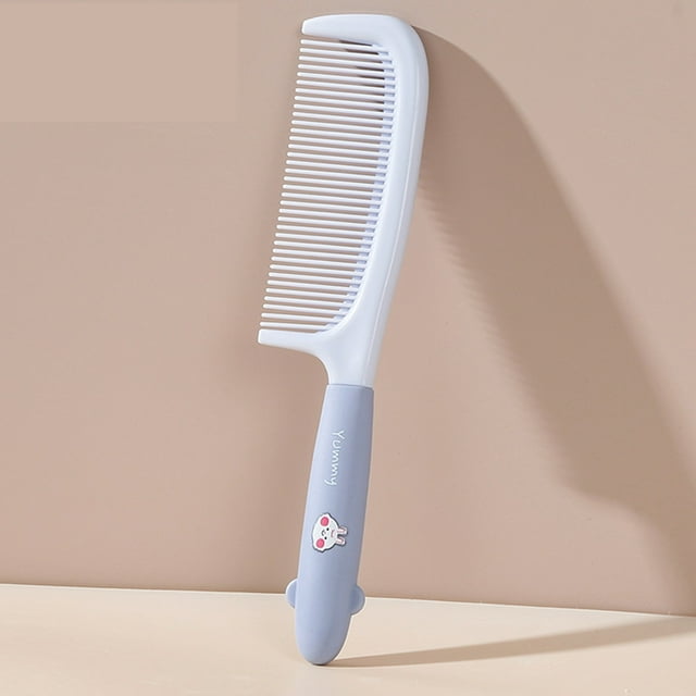 Peine mono para el pelo largo de las señoras, portátil, diseño de macarrón, peine para el pelo recto de los niños, artefactos de pelo de dibujos animados
