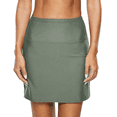 thumbnail image 2 of Hilor Women's High Waisted Swim Skirt with Bikini Bottom Tankini Swimsuit, 2 of 7