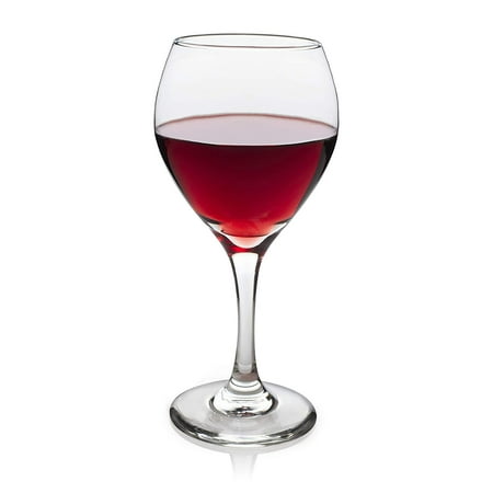 Basics Red Wine Glasses, Set of 4, Classy, yet casual teardrop shape emphasizes your favorite wine's natural taste and aroma By (Best Red Wine Glass Shape)