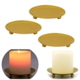 thumbnail image 1 of LSLJS Iron Candle Holder, Decorative Iron Pillar Candle Holder Candlestick Plates, Candle Holder, 1 of 2