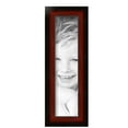 thumbnail image 2 of ArtToFrames 4" x 16" Honors Mahogany with Black Picture Frame, 4x16 inch Brown Wood Poster Frame (WOM-5154), 2 of 7