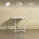 thumbnail image 3 of Ilios Innova | Mesa Plegable Multifuncional Portátil Beige, Ideal como Escritorio, Mesa Auxiliar, de Comedor o para Picnic, con Estructura de Metal y Superficie de MDF., 3 of 9