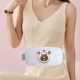 thumbnail image 1 of Almohadilla térmica eléctrica para cólicos menstruales, inalámbrica, fácil de usar, práctica y silenciosa, regalo para mujeres y niñas. Almohadilla Blanco, 1 of 10
