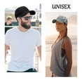 thumbnail image 6 of Retro baseball cap and bucket hat, casual summer caps for women, sun protection style Men Women Solid Cap Mesh Quick Drying Adjustable Breathable Sport Outdoor Sun Protection Baseball Cap, 6 of 6