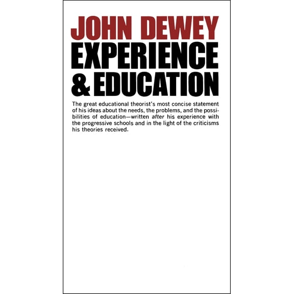Pre-Owned Experience And Education (Paperback) 0684838281