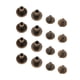 thumbnail image 5 of Juego de 120 tornillos Chicago de 9,5 x 8 mm, de latón sin rebabas, de aspecto curvo, de cabeza plana, para galvanoplastia y remaches de cuero., 5 of 14