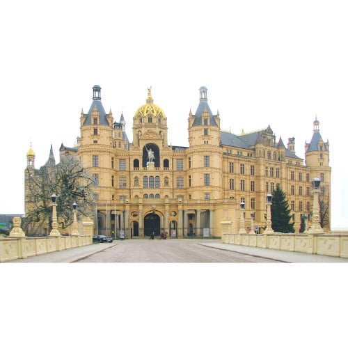 H13658 Castle Schwerin German Neo Renaissance Cardboard Cutout Standee Standup