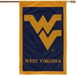 thumbnail image 1 of West Virginia Mountaineers Navy Blue 28'' x 44'' Team Logo Applique Flag, 1 of 2