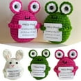 thumbnail image 3 of Funny Crochet Positive Mini Emotional Support Gift Crochet Funny, 3 of 8