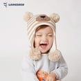 thumbnail image 4 of Gorro de invierno LANGZHEN con forro polar para bebés, 4 of 5