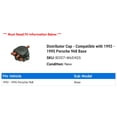 thumbnail image 2 of Distributor Cap - Compatible with 1992 - 1995 Porsche 968 Base 1993 1994, 2 of 2