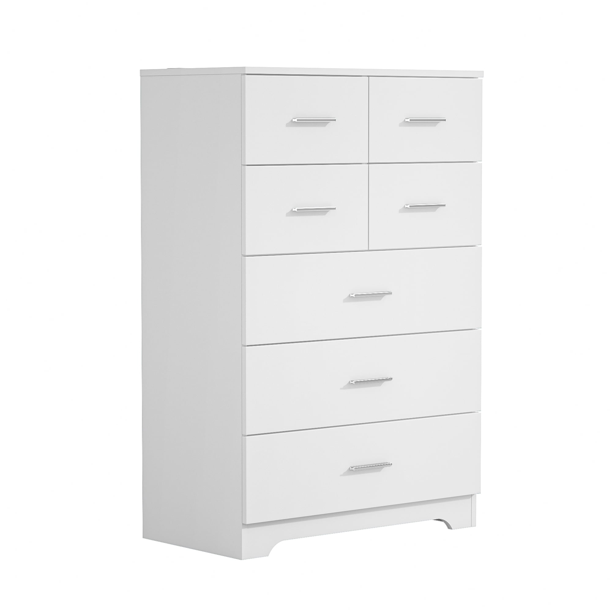7-Drawer Storage Cabinet with Built-In Outlet Durable Organizer for Bedroom, Living Room, Office