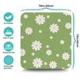 thumbnail image 5 of Washable Rubber Daisy Cute Floral Dish Drying Mats for Kitchen Counter Home Large Coffee Bar Pad Accessories and Decor for Utensils Stemware 16''x18'', 5 of 7