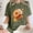 Army Green#2, variant on LEBONYARD Womens Tops Plus Size,Womens Tops Summer 2024 50% off clear,Women's Fashion Summer Round Neck Drop Sleeves Leisure Short Sleeve Flower Printing Tops Orange S