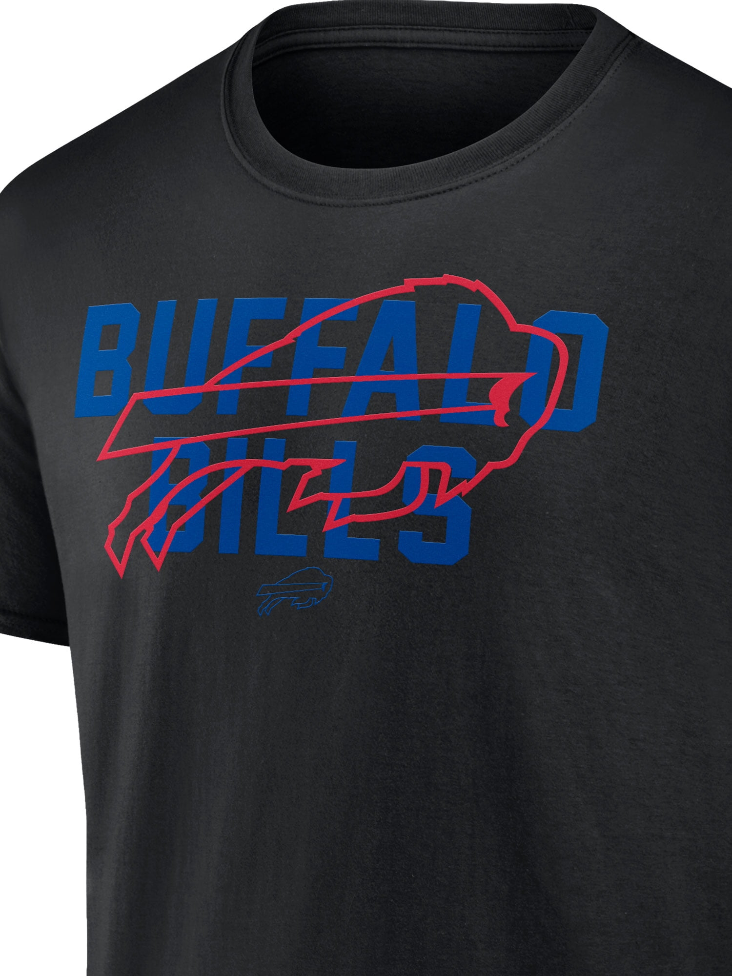 NFL Buffalo Bills Men's Cotton Black Short Sleeve T-Shirt