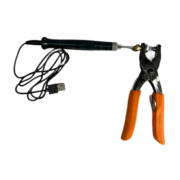 Alicates de precisión para raquetas de bádminton, soldador recargable USB, kit completo de reparación