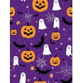thumbnail image 7 of Yeaiivve Halloween Printed Tights for Women Cartoon Ghost Pumpkin Graphic Leggings Seamless Stretchy Milk Silk Workout Leggings Soft Cozy Pajama Bottoms XL, 7 of 7