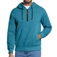 thumbnail image 2 of LWavelet Men's Fleece Hoodie Casual Long Sleeve 1/4 Zipper Pullover Sweatshirts, 2 of 7