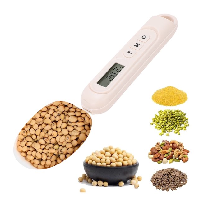 Cuchara Medidora Digital, Báscula Electrónica Para Medir Alimentos De 500 G Con Pantalla LCD Para Cocinar Y Hornear, Apagado Automático De 180 S