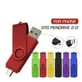 thumbnail image 1 of OTG USB 2.0 Flash Drive pour Port Micro USB Téléphone Intelligent - 64 Go (Six Couleurs Disponibles), 1 of 1