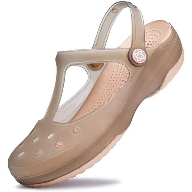 Sabot de Jardin Classique pour Femmes, Sandale d'Eau Décontractée à Enfiler pour Intérieur Extérieur Plage, Chaussures de Course en Mousse Sabots Antidérapants Chaussures pour Femmes Filles