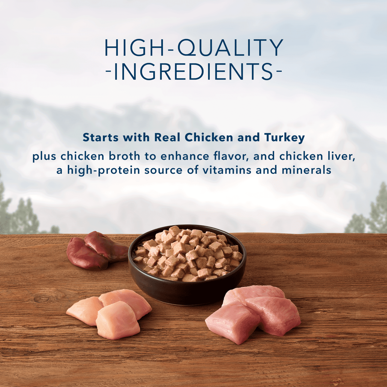 (24 pack) Blue Buffalo Wilderness Wild Delights Grain Free Wet Cat Food, Chicken & Turkey, 3oz Can