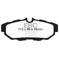 thumbnail image 2 of EBC Brakes Bluestuff NDX Trackday Brake Pad Set Fits select: 2010-2014 FORD MUSTANG, 2 of 2