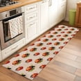 thumbnail image 2 of 2'x6' Rug Runners for Hallways Kitchen, Cute Ladybugs Non Slip Entryway Beside Floor Carpet Runner, Spring Botanical Leaves Vintage Washable Laundry Room Bedroom Throw Rugs Mat for Family Pet, 2 of 8
