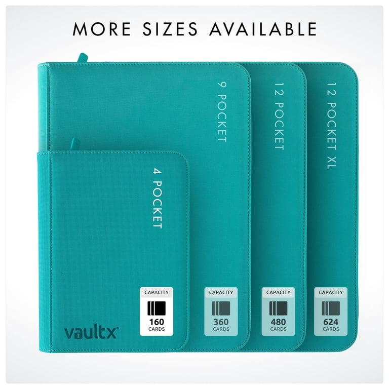 vault x 12 xl pocket trading card zip binder Vault X: 12-Pocket Strap Binder main image 1