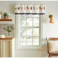 thumbnail image 2 of Martha Stewart Chickens 3 Piece Valance & Tier Set, Multicolor, Rod Pocket, Light Filtering, Indoor, Adult, 60" x 14", 2 of 6