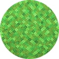 thumbnail image 1 of Ahgly Company Indoor Round Southwestern Green Country Area Rugs, 8' Round, 1 of 1