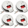 Kidde Firex Hardwired Smoke Alarm - I4618 Contractor Pack, 4-Piece