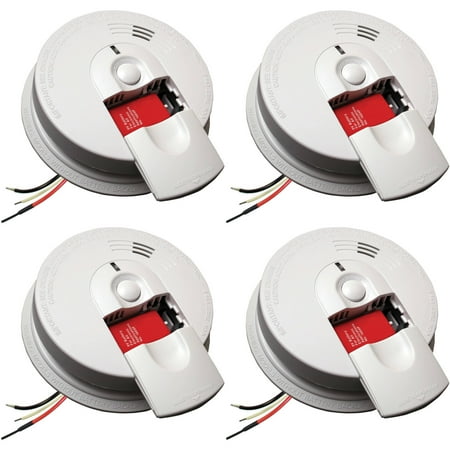 Kidde Firex Hardwired Smoke Alarm - I4618 Contractor Pack, 4-Piece