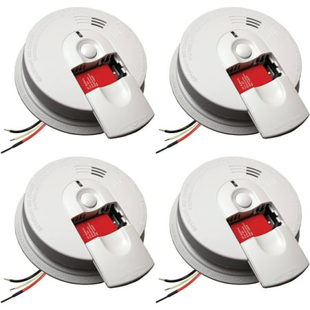 Kidde Firex Hardwired Smoke Alarm - I4618 Contractor Pack, 4-Piece