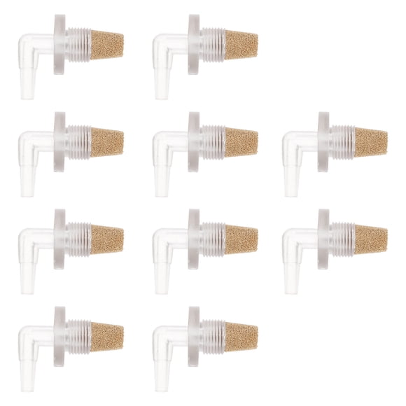 10pcs Fish Tank Bubblers Air Bubblers Codo Bubble Difusores Acrílico Air Piedra Bubblers