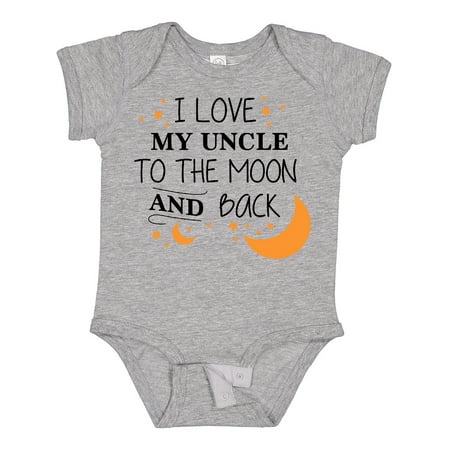 

Inktastic I Love My Uncle to the Moon and Back Gift Baby Boy or Baby Girl Bodysuit