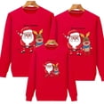thumbnail image 2 of Ciervos de Navidad Suéter de Navidad Ropa familiar a juego Más sudadera gruesa de terciopelo Padre Madre Hija Hijo Trajes de padres e hijosPapá (L) Gao Jinjia LED, 2 of 2