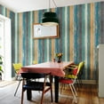 thumbnail image 3 of Coofit Wall Sticker Creative Vintage Stripe Pattern Wall Decal Wall Art Sticker, 3 of 8