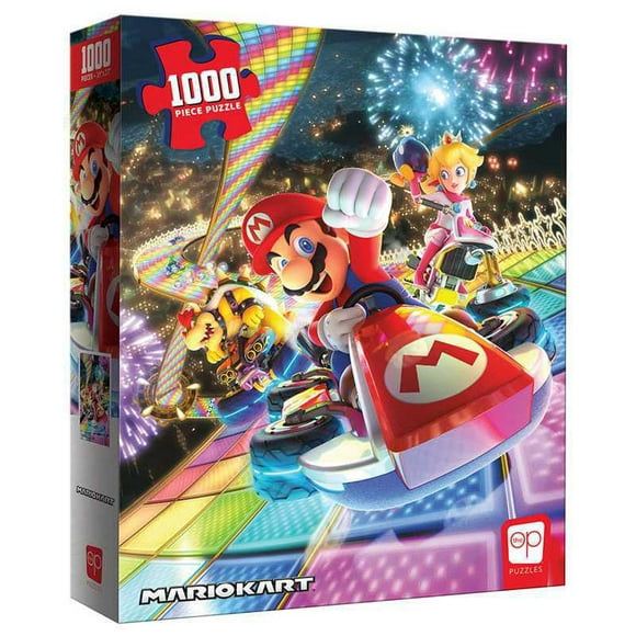 USAopoly Mario Kart “Rainbow Road” 1000 Piece Puzzle