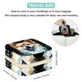thumbnail image 5 of Dog Decorative Square Travel Portable Jewelry Display Box - Earring Organizer, Necklace and Bracelet Storage Case for Girls and Women, 5 of 6